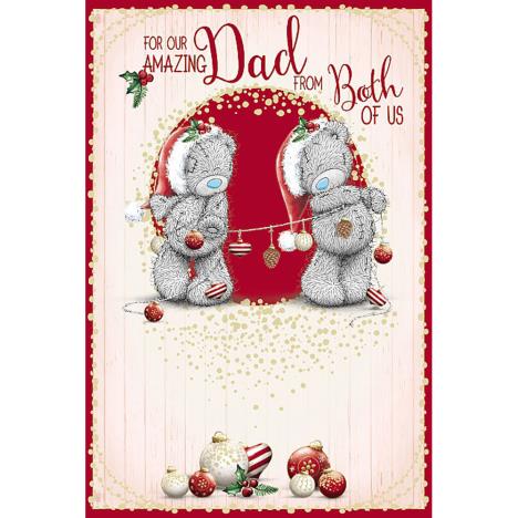 Dad From Both Of Us Me To You Bear Christmas Card £3.59